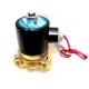 Brass Solenoid Valve Diaphragm Type 2/2 Temp -5 to 80°C Direct Acting